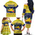 Tokelau Christmas Family Matching Off The Shoulder Long Sleeve Dress and Hawaiian Shirt Tokelauan Badge Manuia Te Kilihimahi