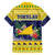 Tokelau Christmas Family Matching Off The Shoulder Long Sleeve Dress and Hawaiian Shirt Tokelauan Badge Manuia Te Kilihimahi