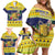 Tokelau Christmas Family Matching Off Shoulder Short Dress and Hawaiian Shirt Tokelauan Badge Manuia Te Kilihimahi