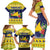 Tokelau Christmas Family Matching Short Sleeve Bodycon Dress and Hawaiian Shirt Tokelauan Badge Manuia Te Kilihimahi