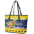 Tokelau Christmas Leather Tote Bag Tokelauan Badge Manuia Te Kilihimahi