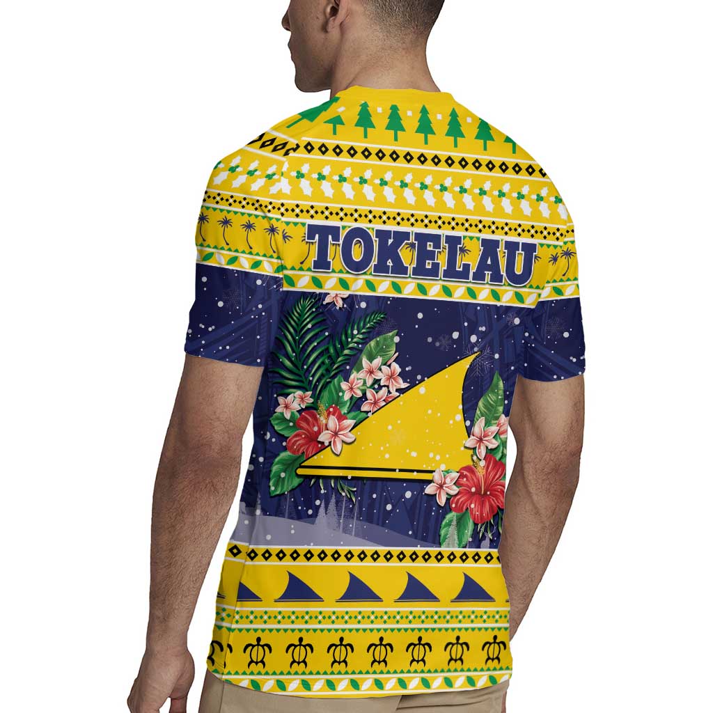Tokelau Christmas Rugby Jersey Tokelauan Badge Manuia Te Kilihimahi