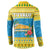 Tuvalu Christmas Button Sweatshirt Coat Of Arms Manuia Te Kilisimasi