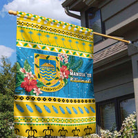 Tuvalu Christmas Garden Flag Coat Of Arms Manuia Te Kilisimasi