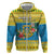 Tuvalu Christmas Hoodie Coat Of Arms Manuia Te Kilisimasi