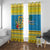 Tuvalu Christmas Window Curtain Coat Of Arms Manuia Te Kilisimasi