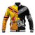 New Zealand And Papua New Guinea Rugby Custom Baseball Jacket Maori Kiwi With Bird of Paradise