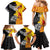 New Zealand And Papua New Guinea Rugby Custom Family Matching Mermaid Dress and Hawaiian Shirt Maori Kiwi With Bird of Paradise