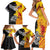 New Zealand And Papua New Guinea Rugby Custom Family Matching Short Sleeve Bodycon Dress and Hawaiian Shirt Maori Kiwi With Bird of Paradise