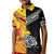 New Zealand And Papua New Guinea Rugby Custom Kid Polo Shirt Maori Kiwi With Bird of Paradise