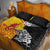 New Zealand And Papua New Guinea Rugby Custom Quilt Bed Set Maori Kiwi With Bird of Paradise