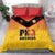 Papua New Guinea Rugby Bedding Set Go Orchids Pacific Champions