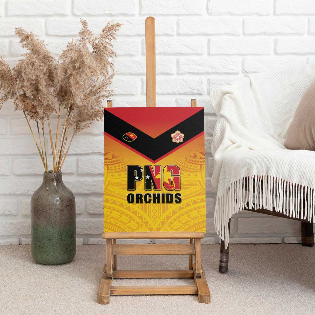 Papua New Guinea Rugby Canvas Wall Art Go Orchids Pacific Champions LT05 - Polynesian Pride