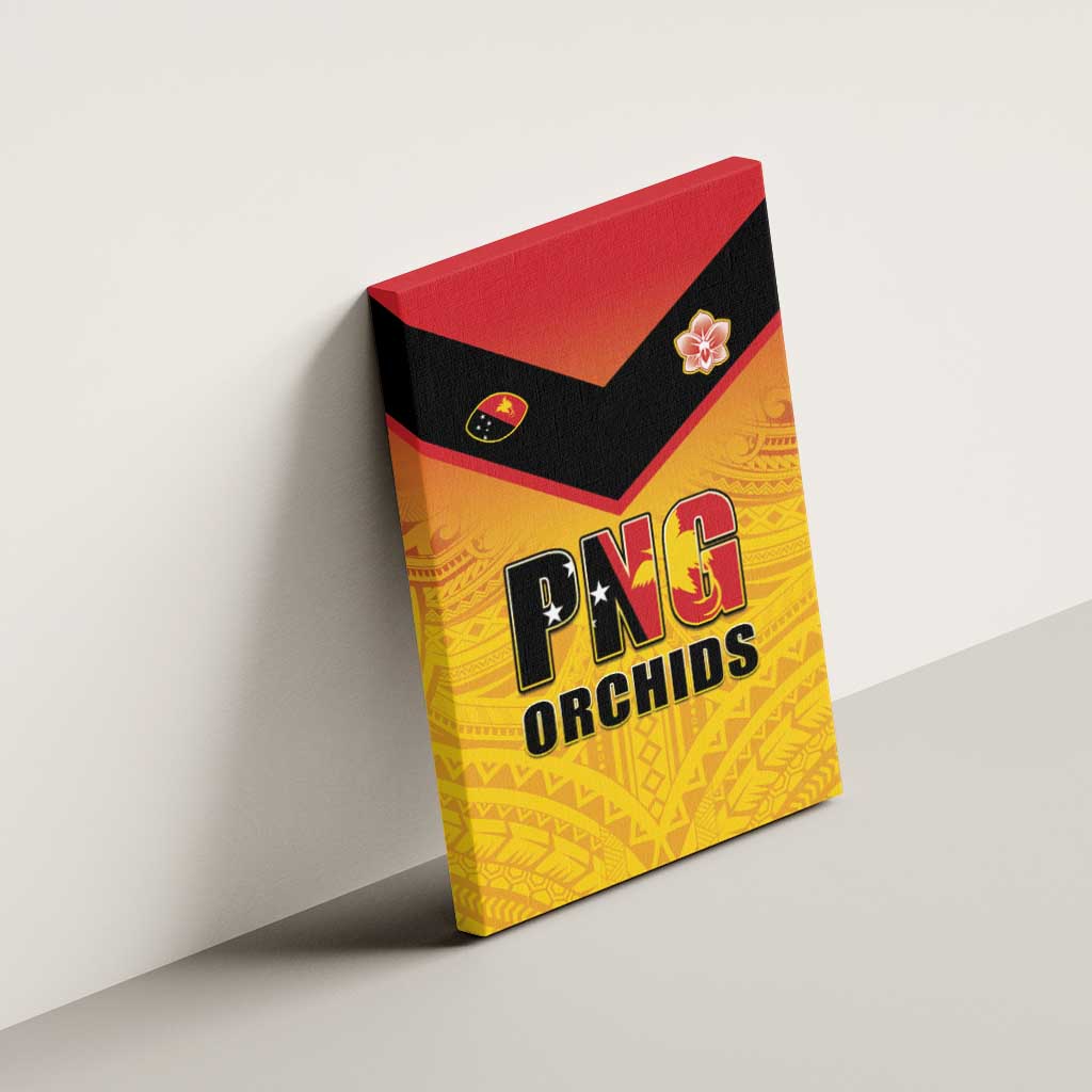 Papua New Guinea Rugby Canvas Wall Art Go Orchids Pacific Champions LT05 - Polynesian Pride