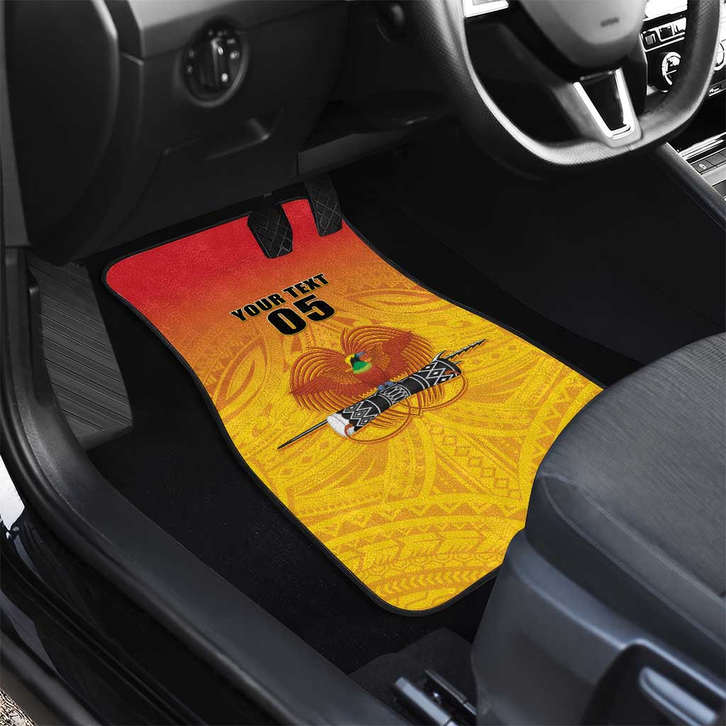 Papua New Guinea Rugby Car Mats Go Orchids Pacific Champions LT05 - Polynesian Pride