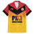 Papua New Guinea Rugby Custom Family Matching Off The Shoulder Long Sleeve Dress and Hawaiian Shirt Go Orchids Pacific Champions