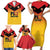 Papua New Guinea Rugby Custom Family Matching Short Sleeve Bodycon Dress and Hawaiian Shirt Go Orchids Pacific Champions