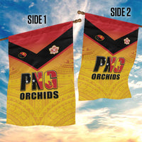 Papua New Guinea Rugby Garden Flag Go Orchids Pacific Champions LT05 - Polynesian Pride