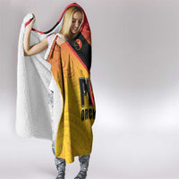 Papua New Guinea Rugby Hooded Blanket Go Orchids Pacific Champions LT05 - Polynesian Pride