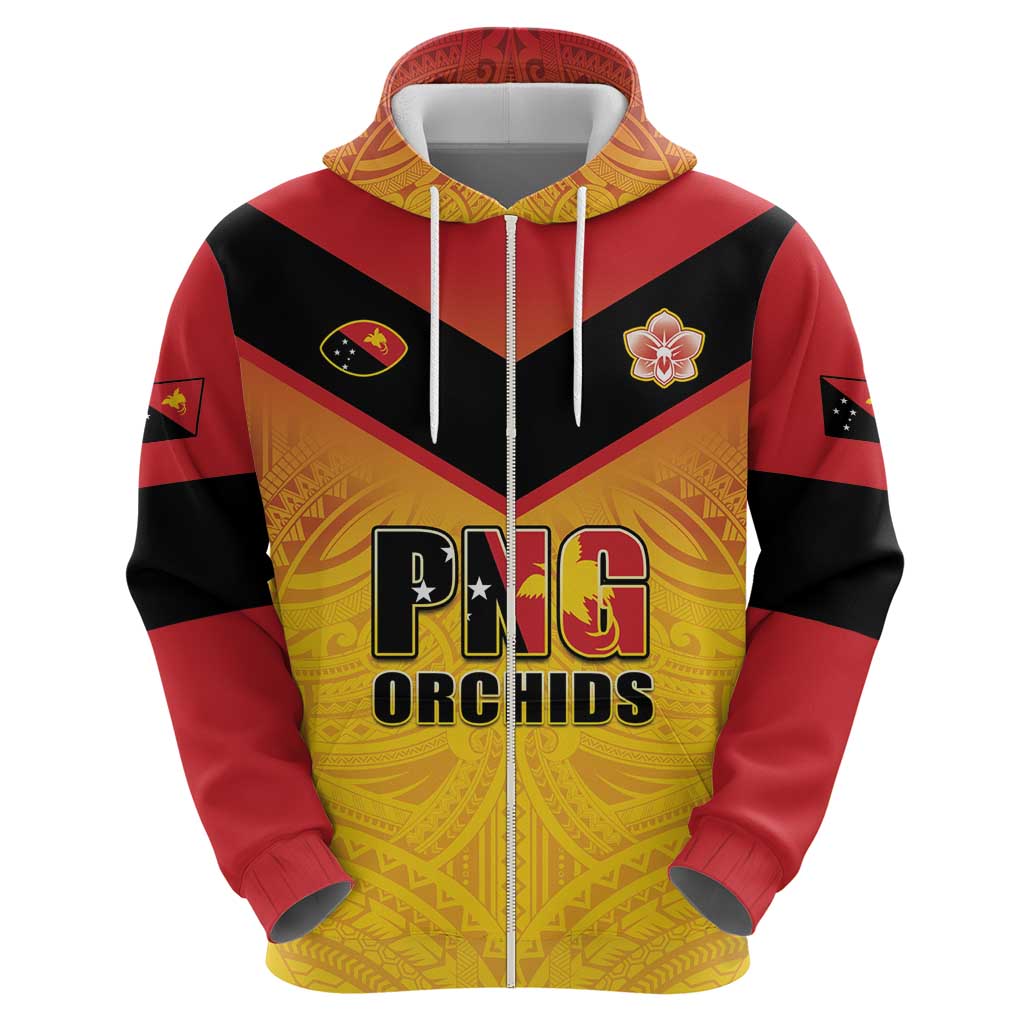 Papua New Guinea Rugby Custom Hoodie Go Orchids Pacific Champions