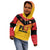 Papua New Guinea Rugby Custom Kid Hoodie Go Orchids Pacific Champions