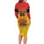 Papua New Guinea Rugby Custom Long Sleeve Bodycon Dress Go Orchids Pacific Champions