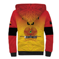 Papua New Guinea Rugby Custom Sherpa Hoodie Go Orchids Pacific Champions LT05 - Polynesian Pride