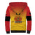 Papua New Guinea Rugby Custom Sherpa Hoodie Go Orchids Pacific Champions