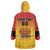 Papua New Guinea Rugby Custom Wearable Blanket Hoodie Go Orchids Pacific Champions