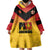 Papua New Guinea Rugby Custom Wearable Blanket Hoodie Go Orchids Pacific Champions