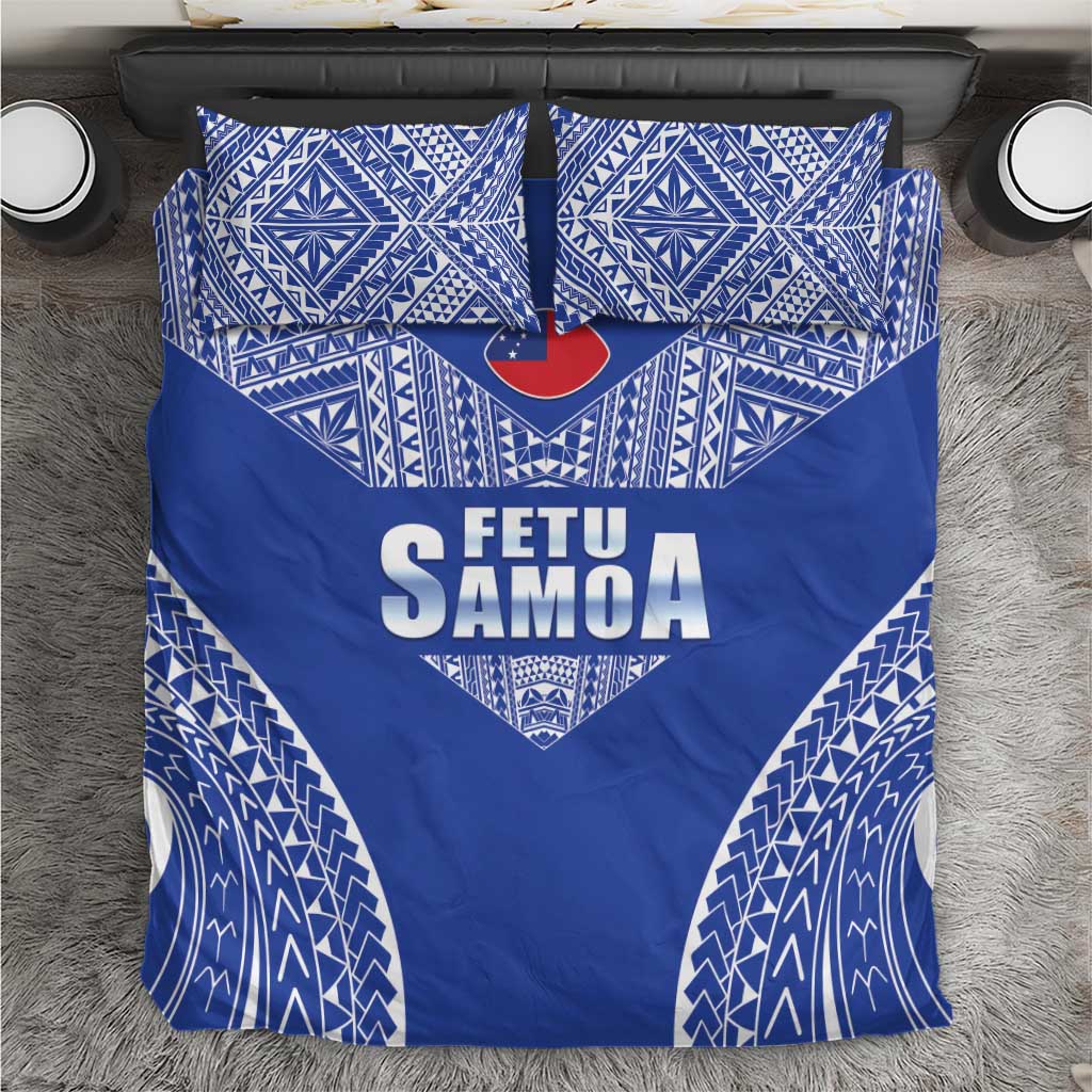 Fetu Samoa Rugby Bedding Set Go Champions