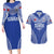 Fetu Samoa Rugby Custom Couples Matching Long Sleeve Bodycon Dress and Hawaiian Shirt Go Champions