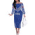 Fetu Samoa Rugby Custom Family Matching Off The Shoulder Long Sleeve Dress and Hawaiian Shirt Go Champions