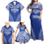 Fetu Samoa Rugby Custom Family Matching Off Shoulder Maxi Dress and Hawaiian Shirt Go Champions