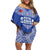 Fetu Samoa Rugby Custom Family Matching Off Shoulder Short Dress and Hawaiian Shirt Go Champions