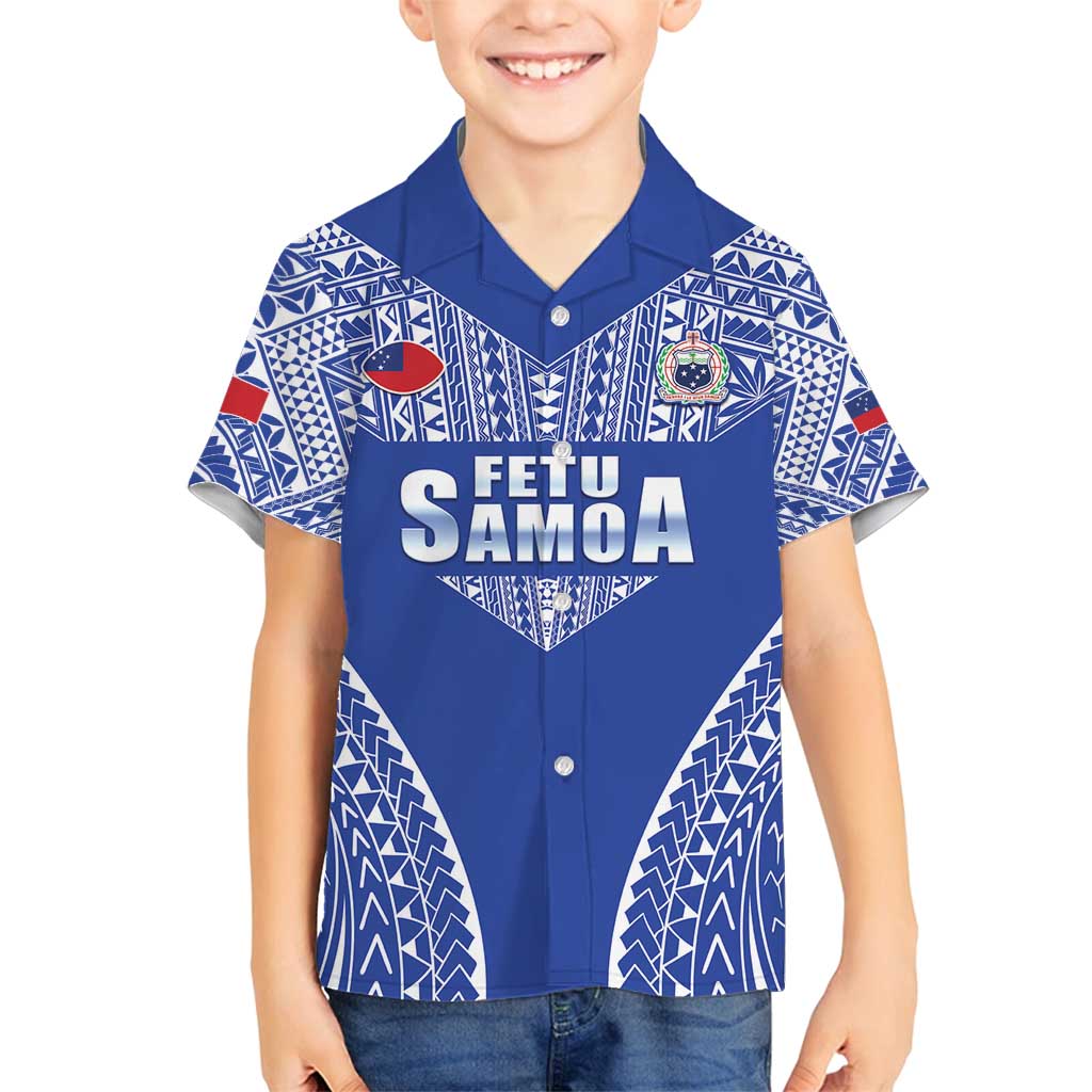 Fetu Samoa Rugby Custom Family Matching Tank Maxi Dress and Hawaiian Shirt Go Champions