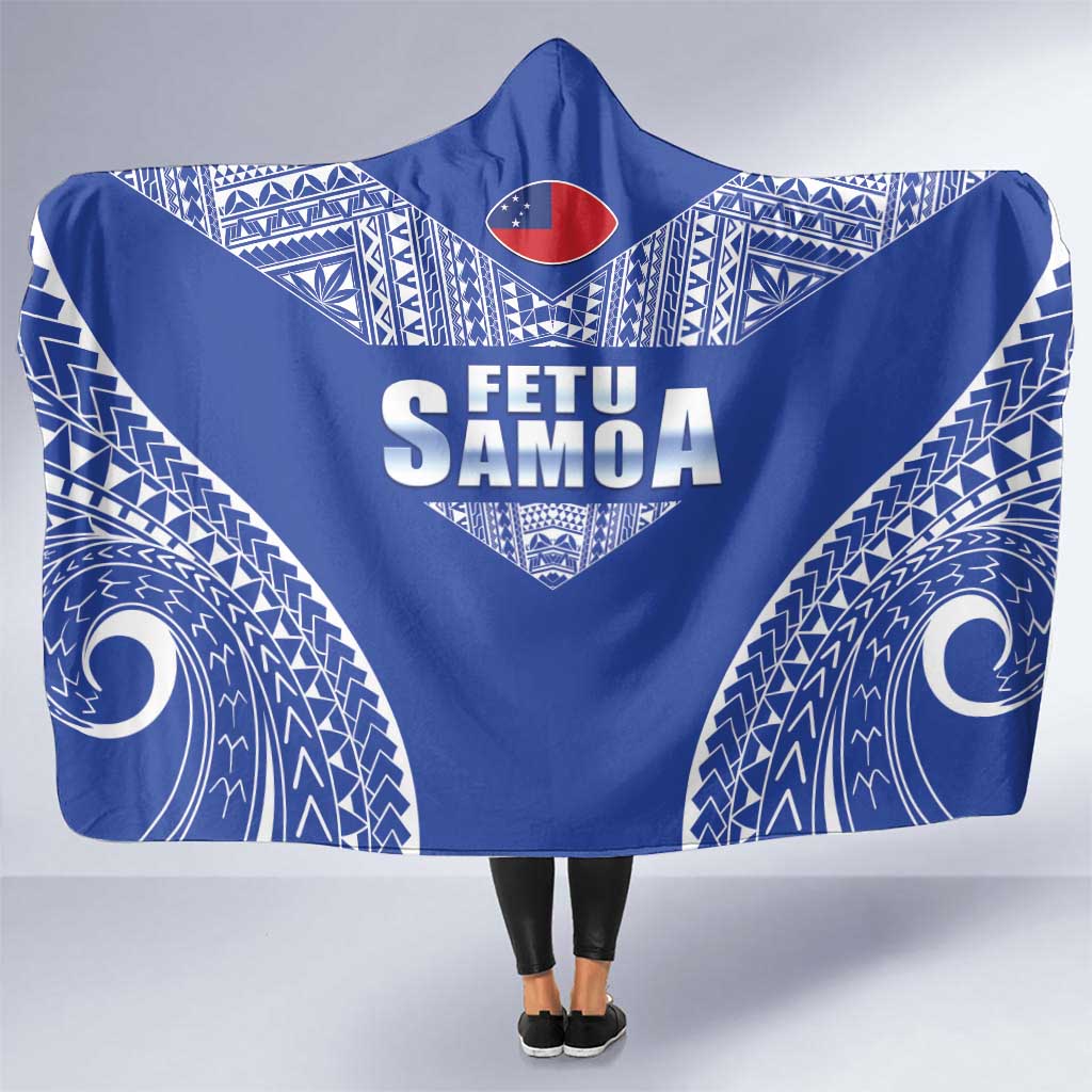 Fetu Samoa Rugby Hooded Blanket Go Champions