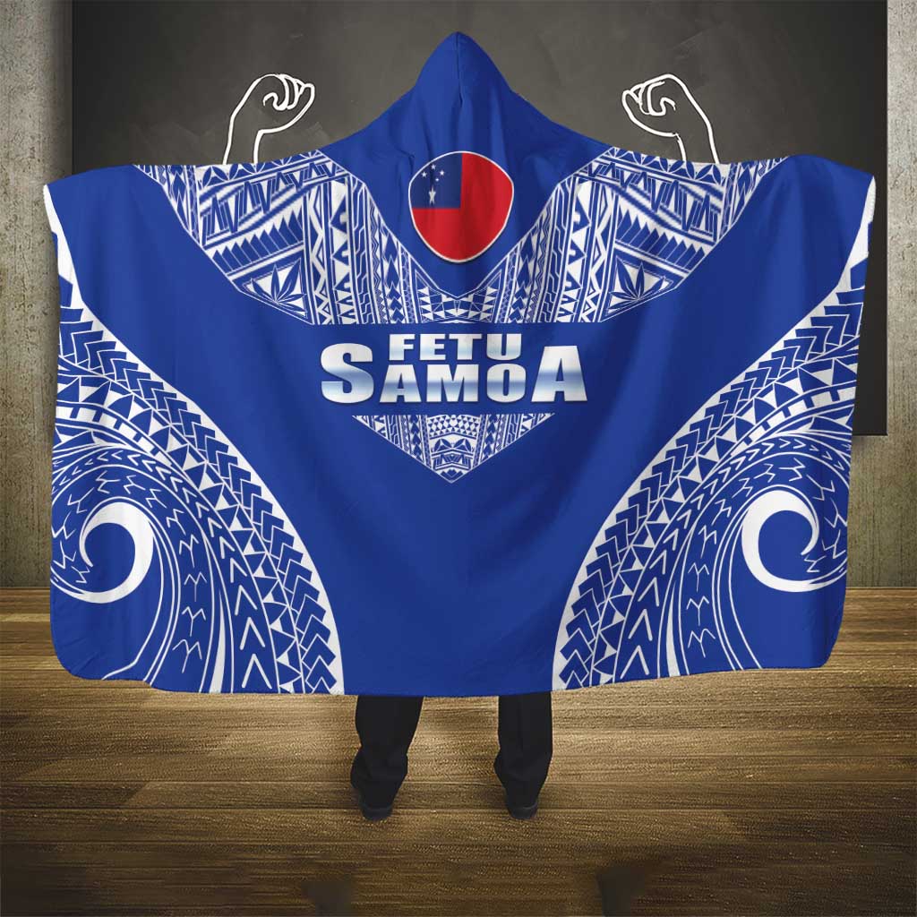 Fetu Samoa Rugby Hooded Blanket Go Champions