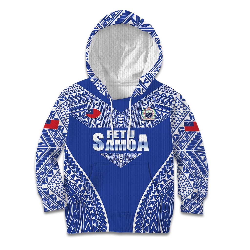 Fetu Samoa Rugby Custom Kid Hoodie Go Champions