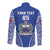 Fetu Samoa Rugby Custom Long Sleeve Button Shirt Go Champions