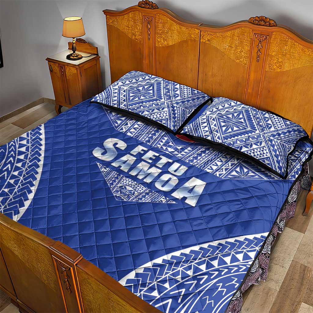 Fetu Samoa Rugby Quilt Bed Set Go Champions LT05 - Polynesian Pride