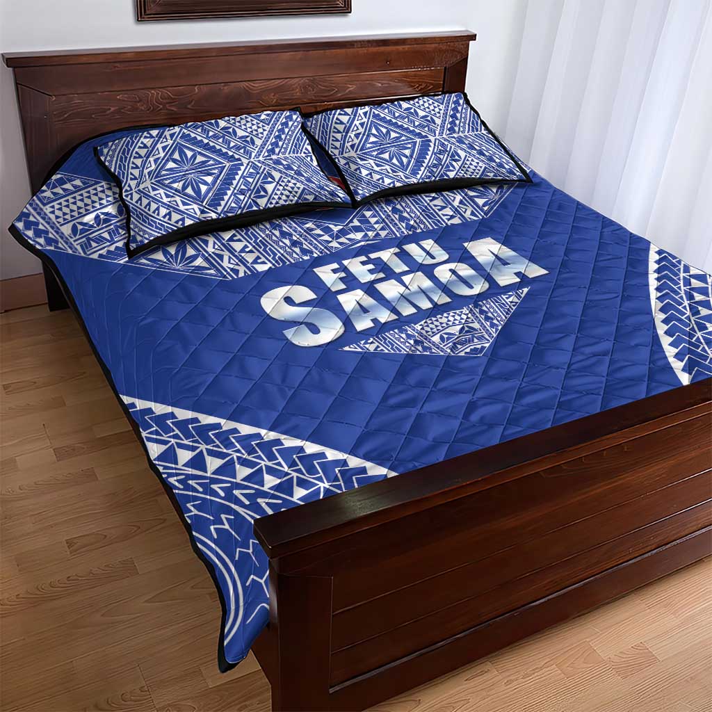 Fetu Samoa Rugby Quilt Bed Set Go Champions LT05 - Polynesian Pride