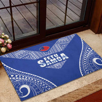Fetu Samoa Rugby Rubber Doormat Go Champions