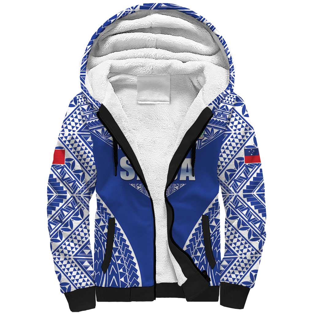 Fetu Samoa Rugby Custom Sherpa Hoodie Go Champions