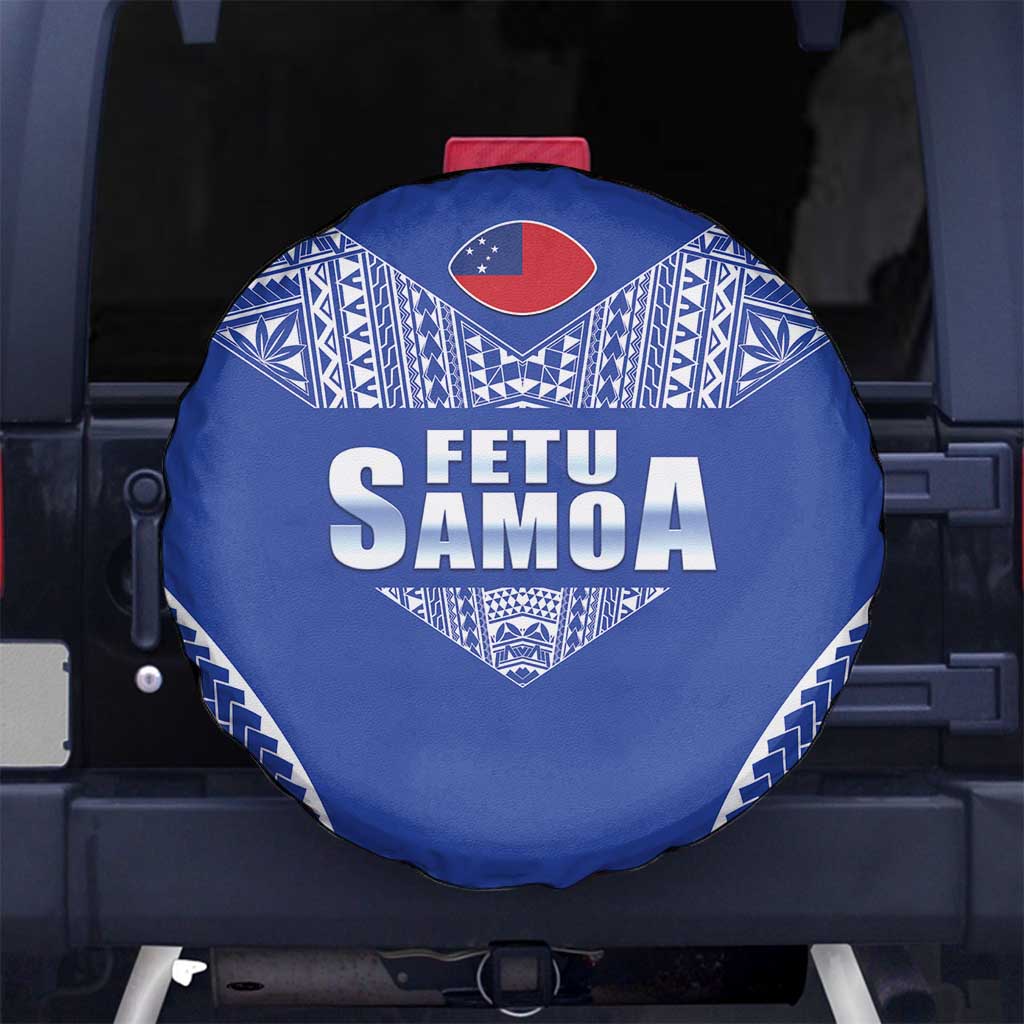 Fetu Samoa Rugby Spare Tire Cover Go Champions LT05 - Polynesian Pride