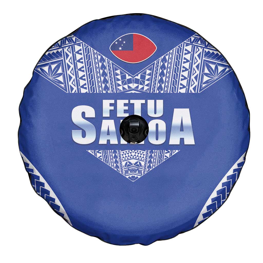 Fetu Samoa Rugby Spare Tire Cover Go Champions LT05 - Polynesian Pride