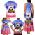 Personalised Haiti Independence Day Family Matching Tank Maxi Dress and Hawaiian Shirt Neg Maron Polynesian Style LT05 - Polynesian Pride