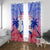 Haiti Independence Day Window Curtain Neg Maron Polynesian Style LT05