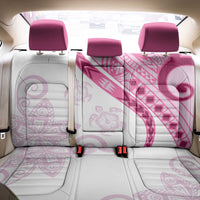 Rose Pink Polynesian Tribal Turtle Floral Pattern Back Car Seat Cover LT05 - Polynesian Pride