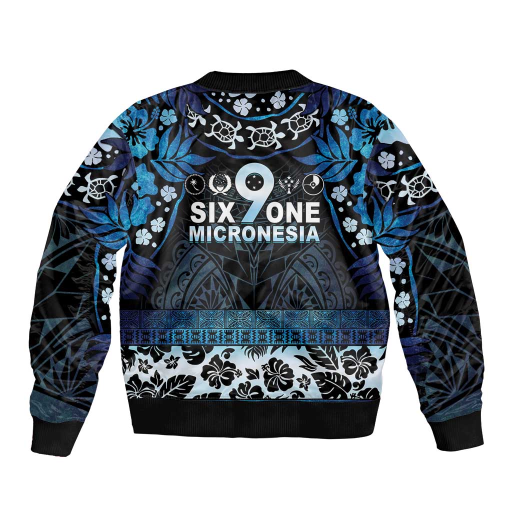 Micronesia FSM 691 Bomber Jacket Respect Culture